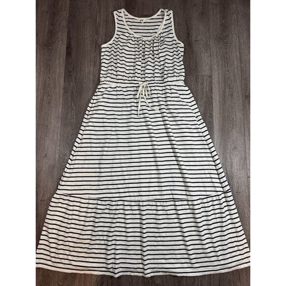 Pact Dresses & Skirts - Pact Organic Cotton Relaxed Slub Tank Maxi Dress Cornflower Large